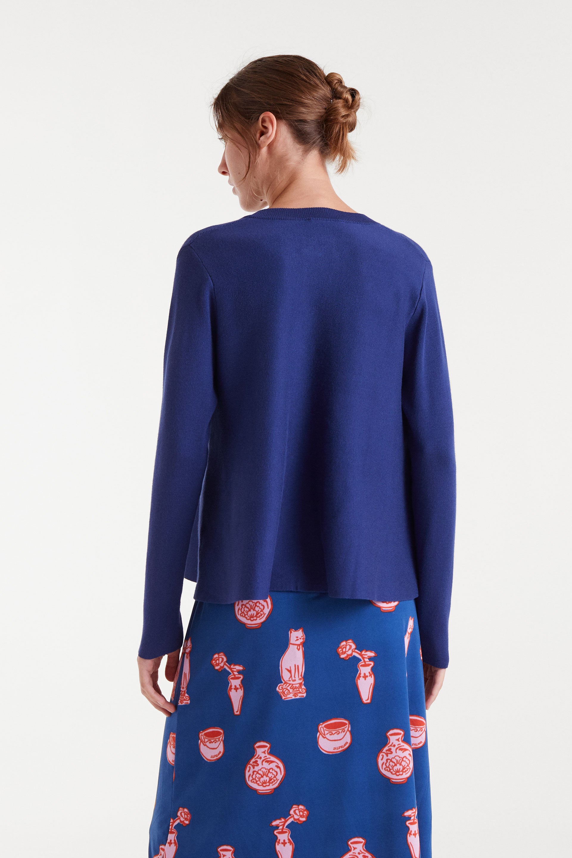 Pink Buttons Cardigan