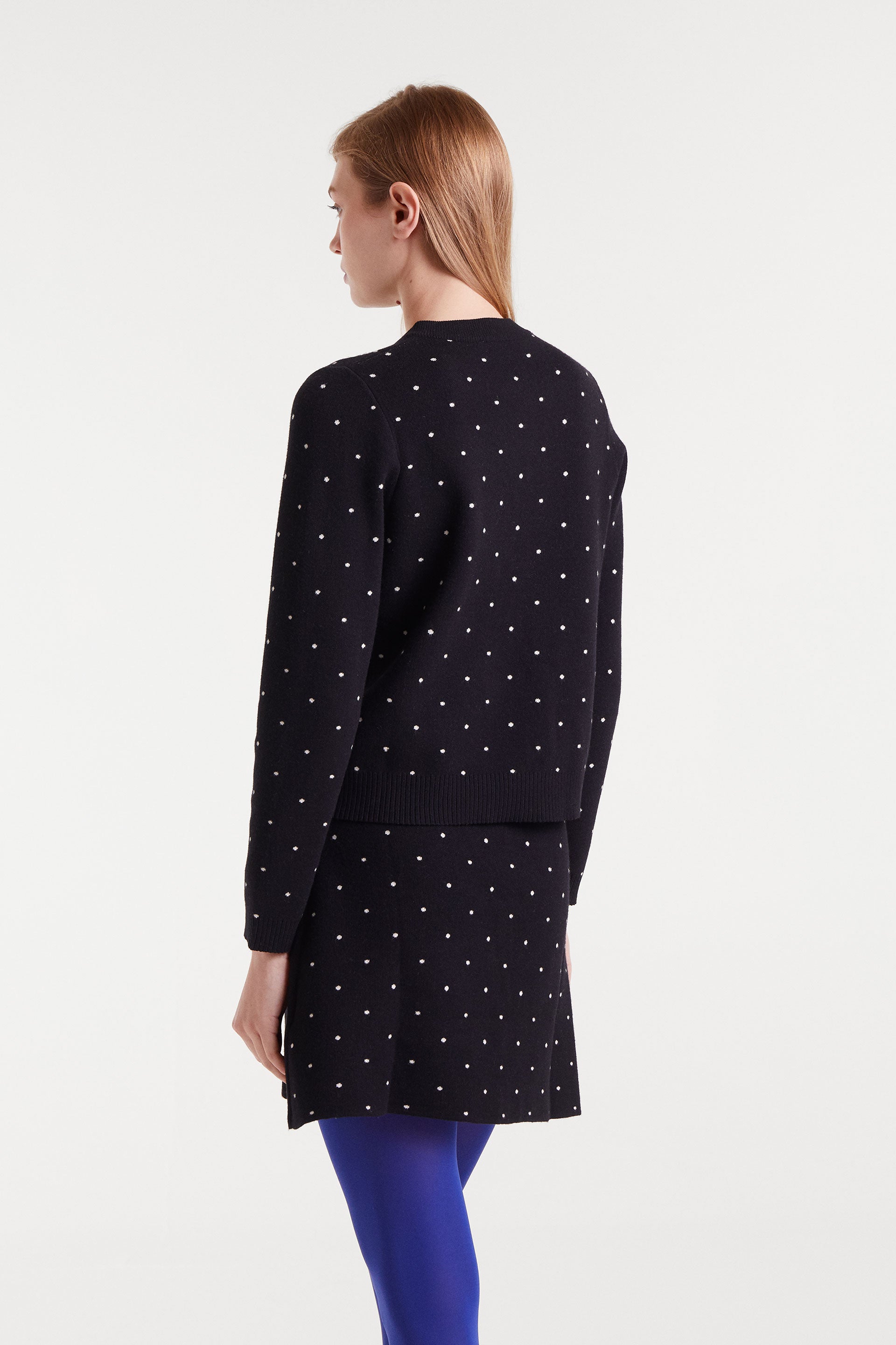 Polka Dots Buttoned Jumper