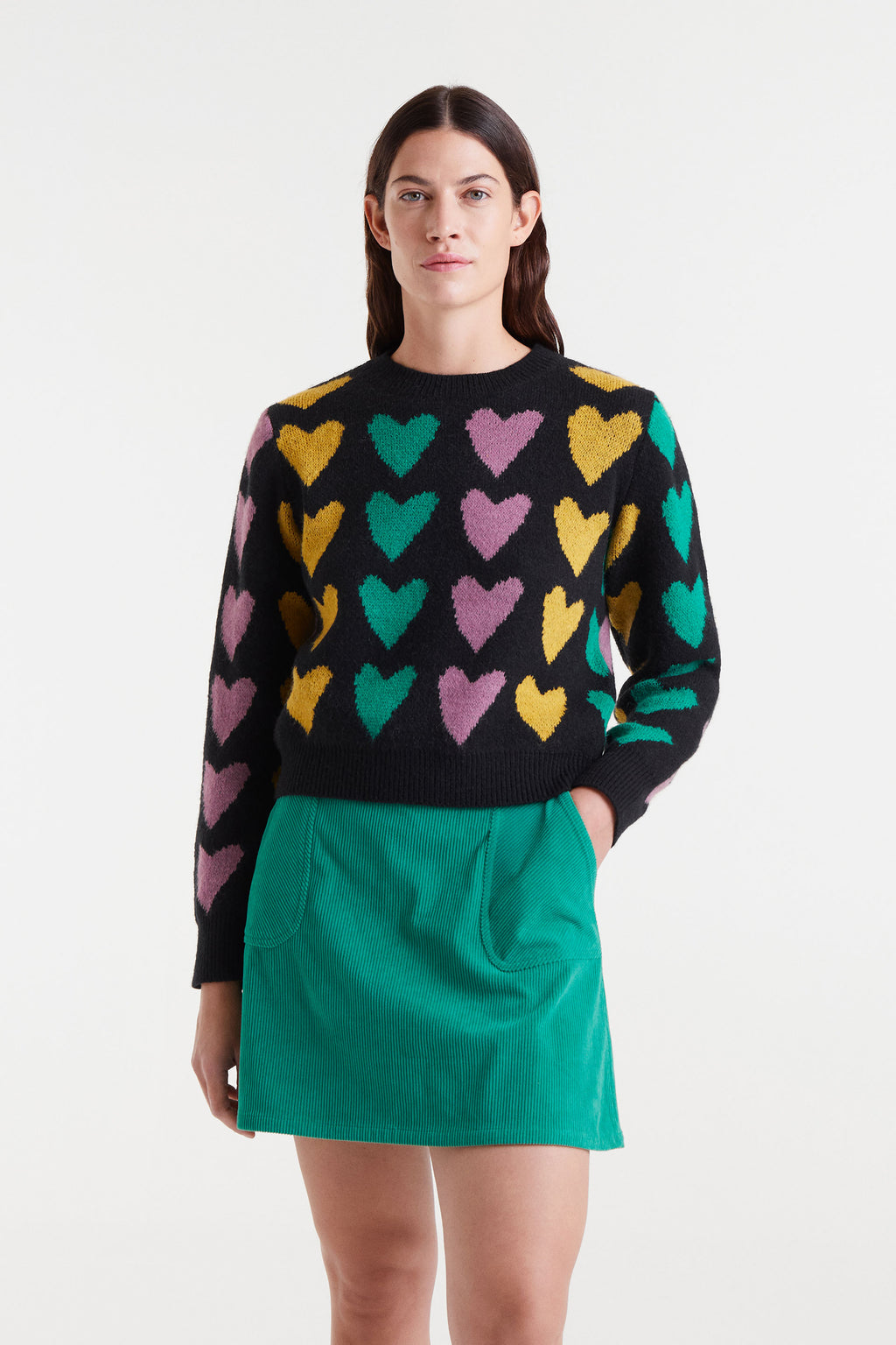 Heart Patern Sweater