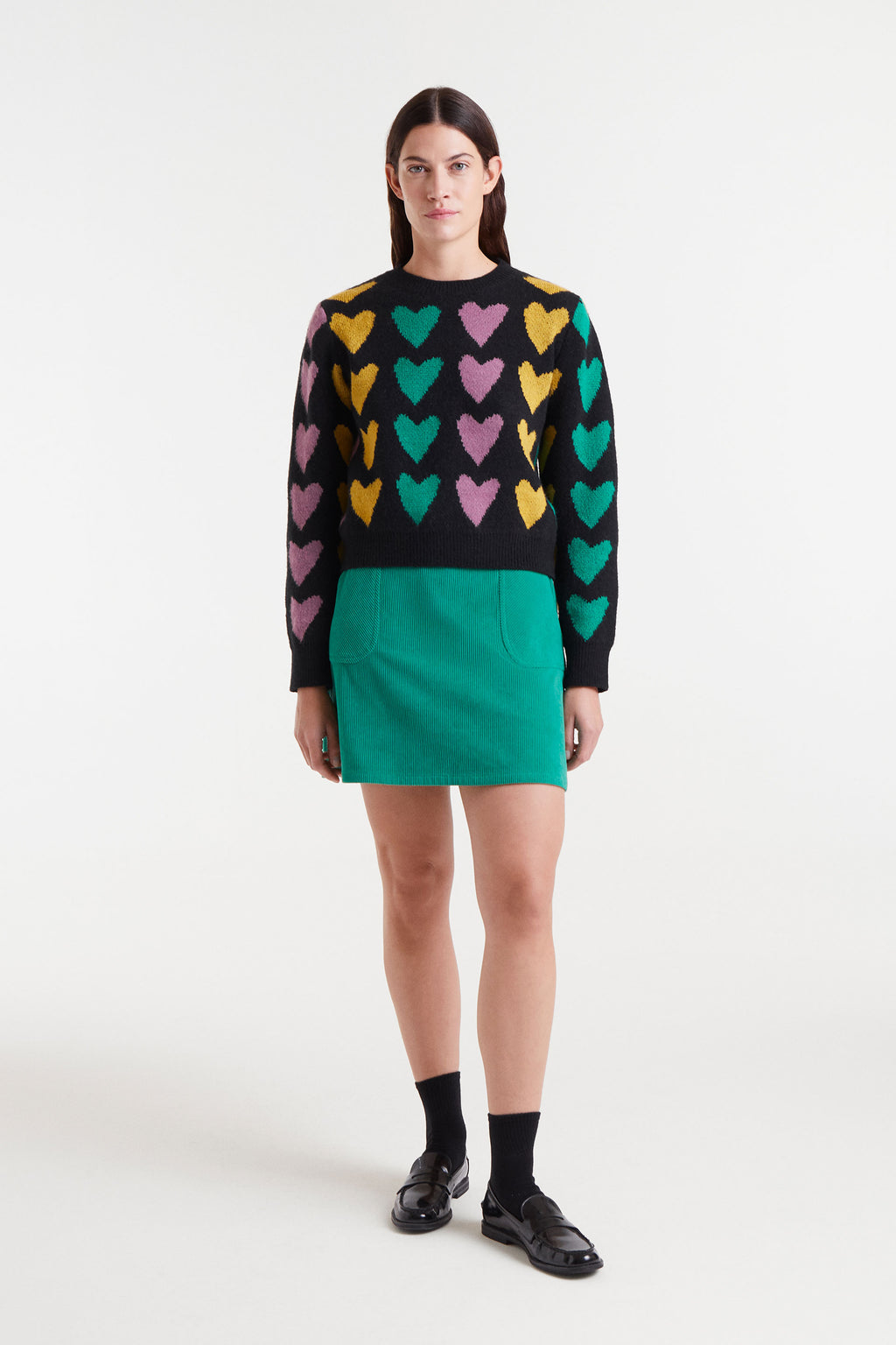 Heart Patern Sweater