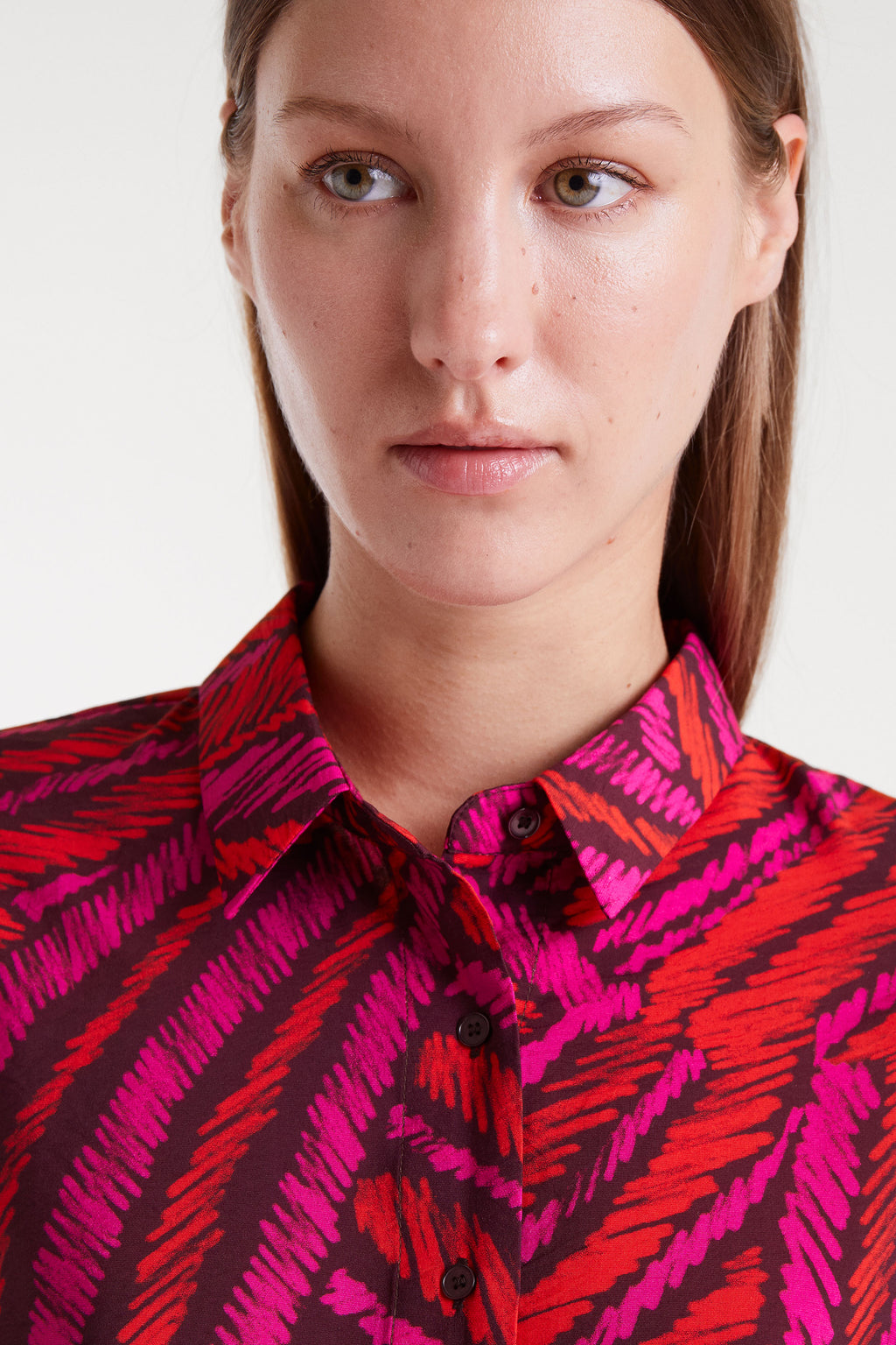 Abstrac Fedora print shirt