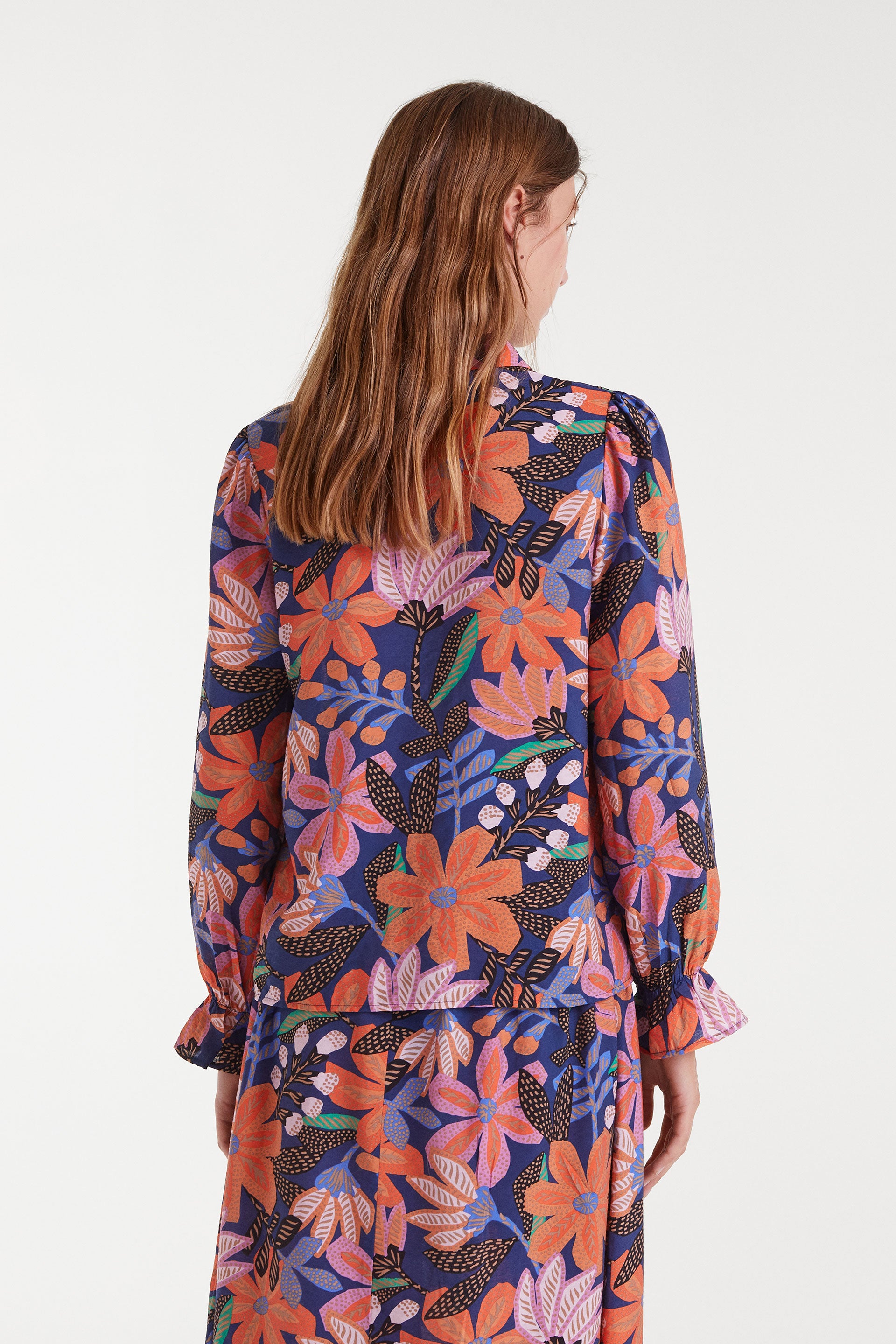 Floral Print Long Sleeve Shirt