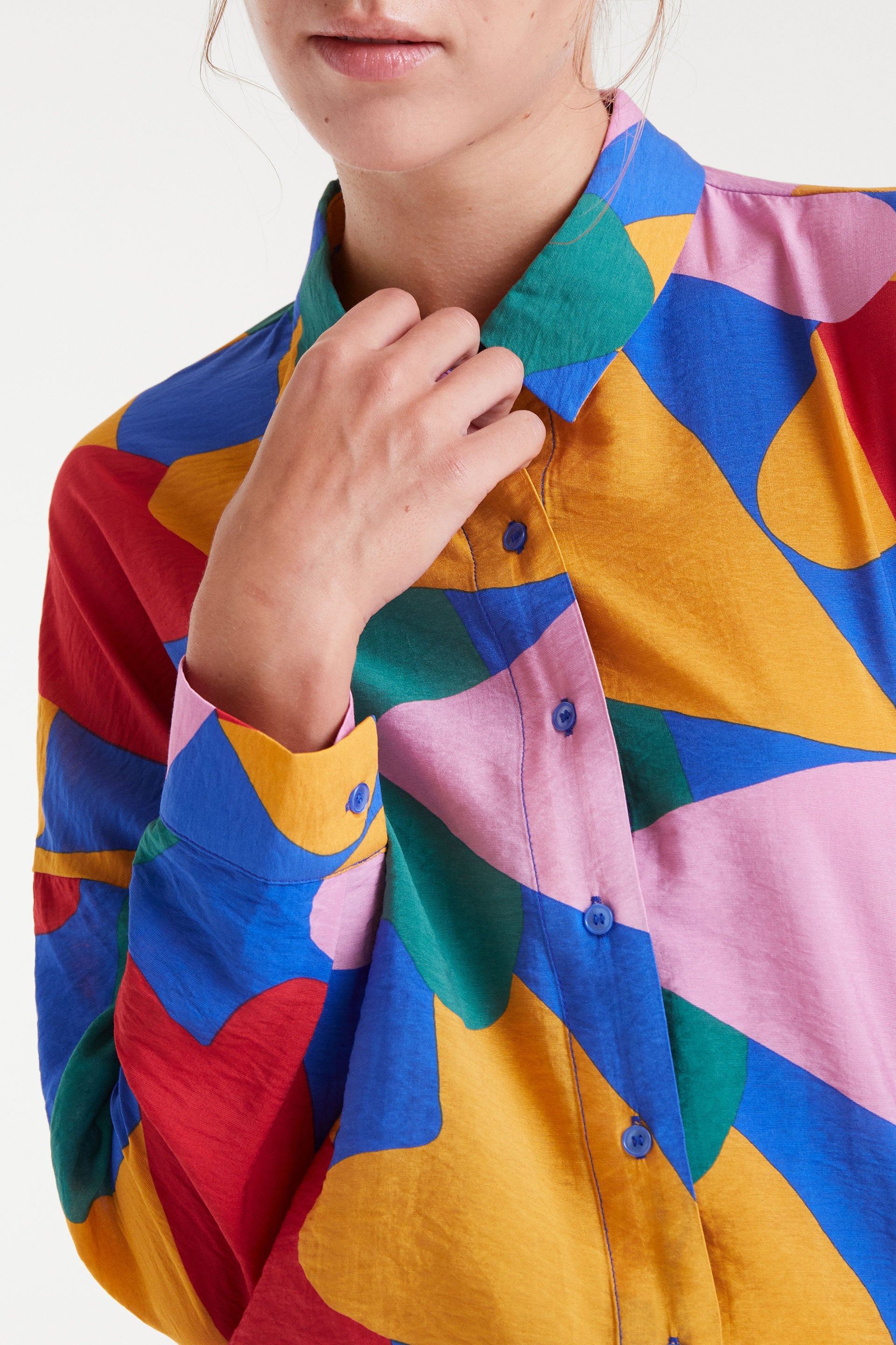 Heart Pattern Long Sleeve Shirt