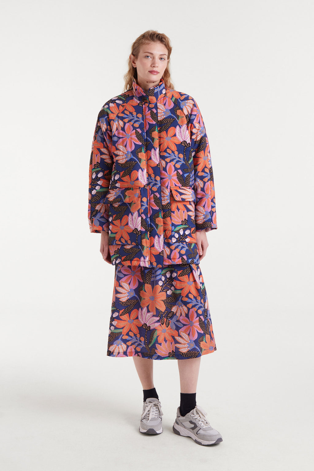 Bold Oversized Floral Jacket