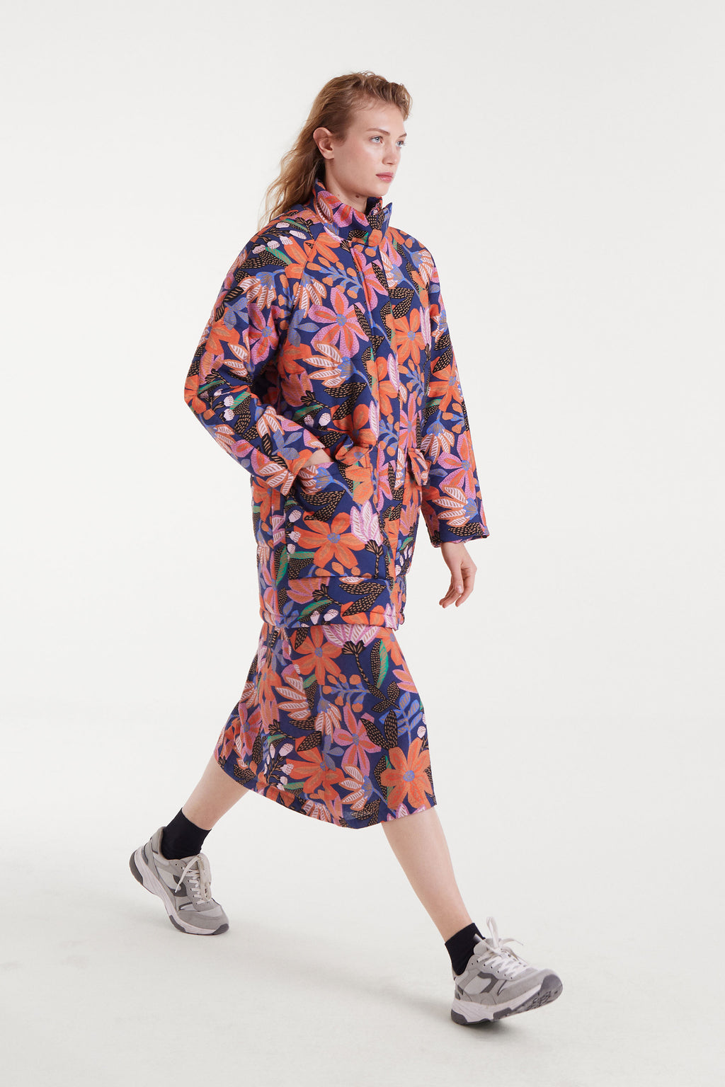 Bold Oversized Floral Jacket