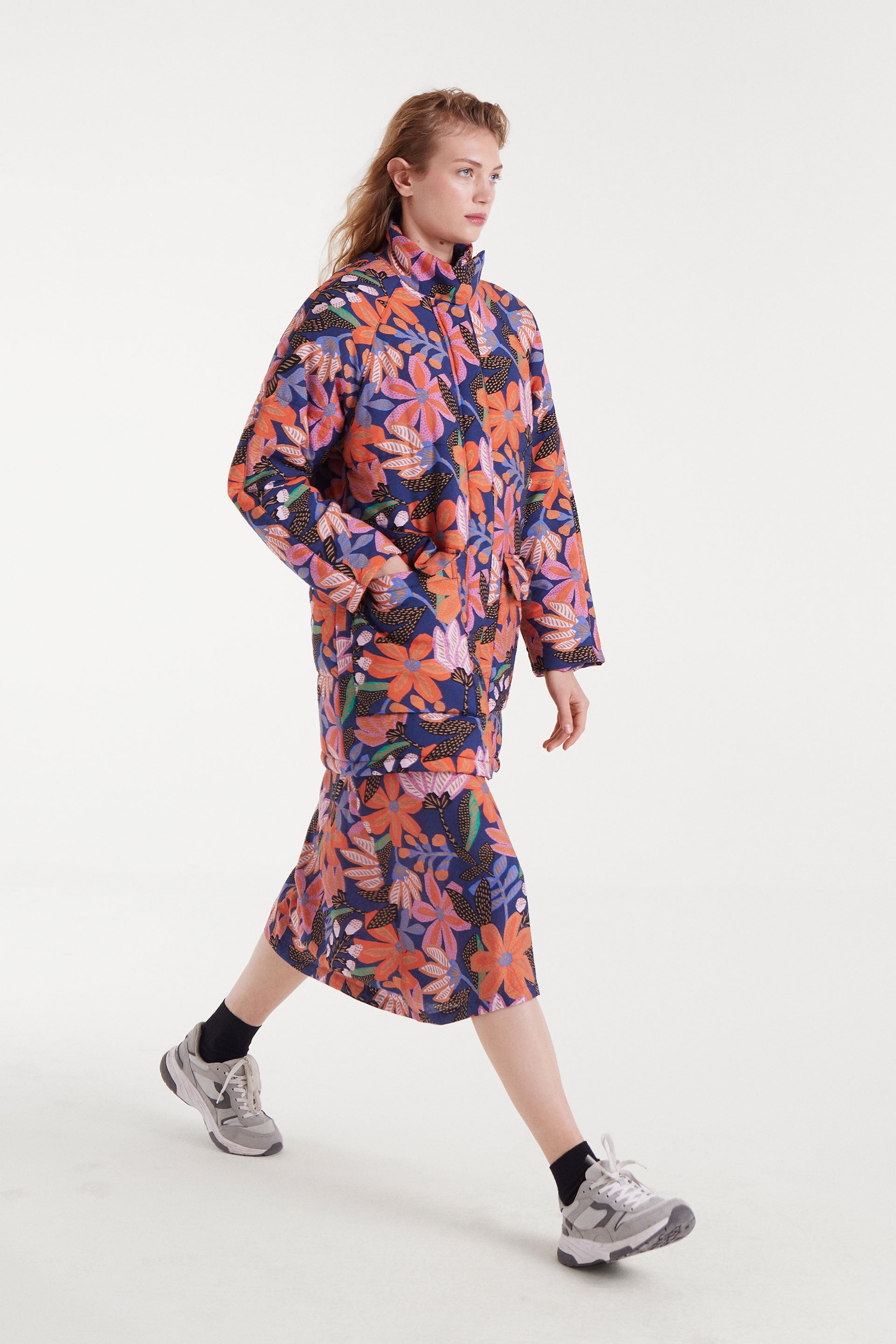 Bold Oversized Floral Jacket