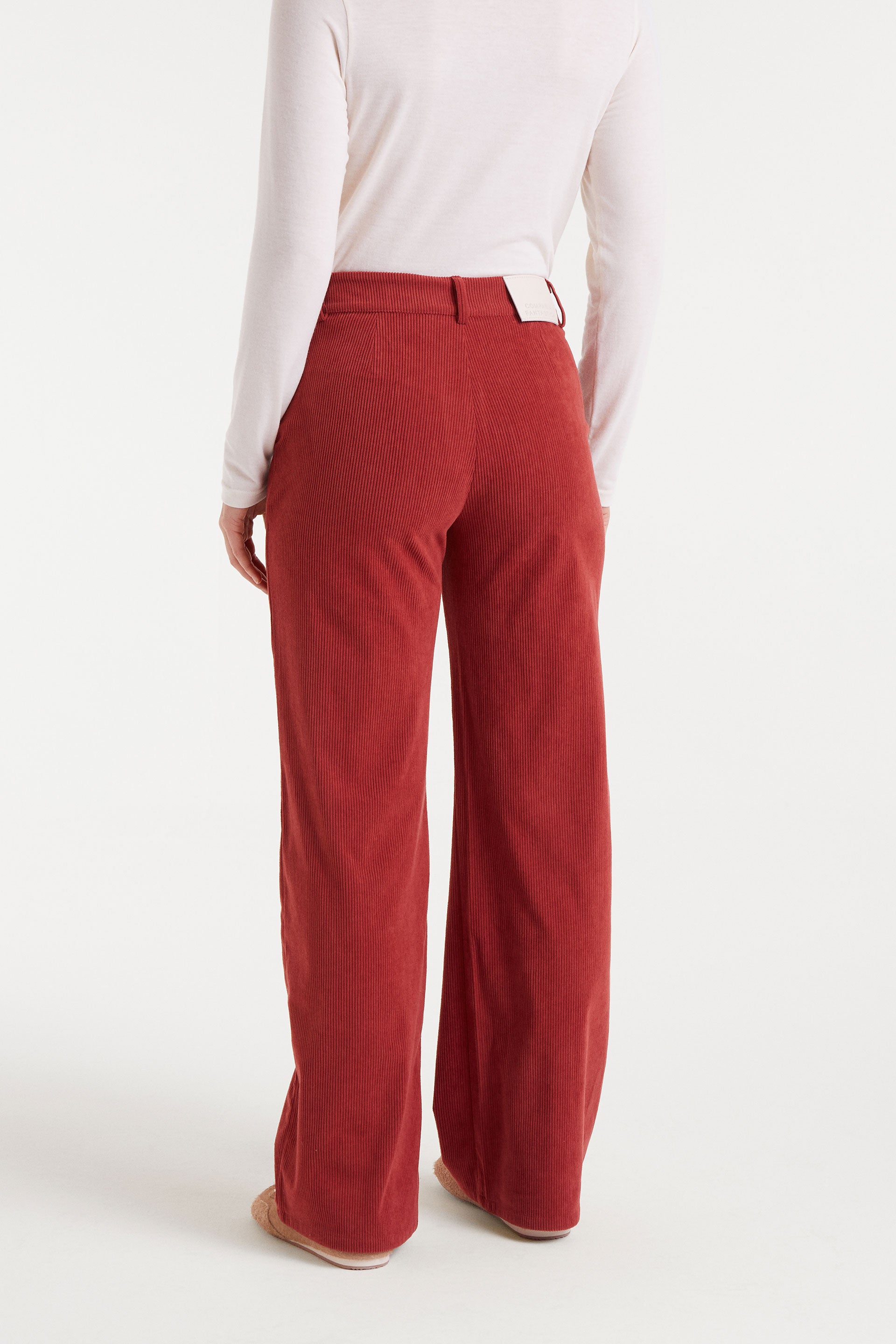 Rusted Red Corduroy Pants