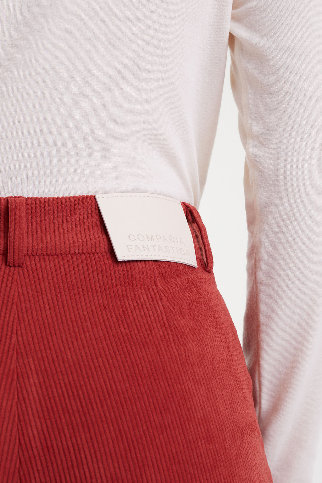 Rusted Red Corduroy Pants