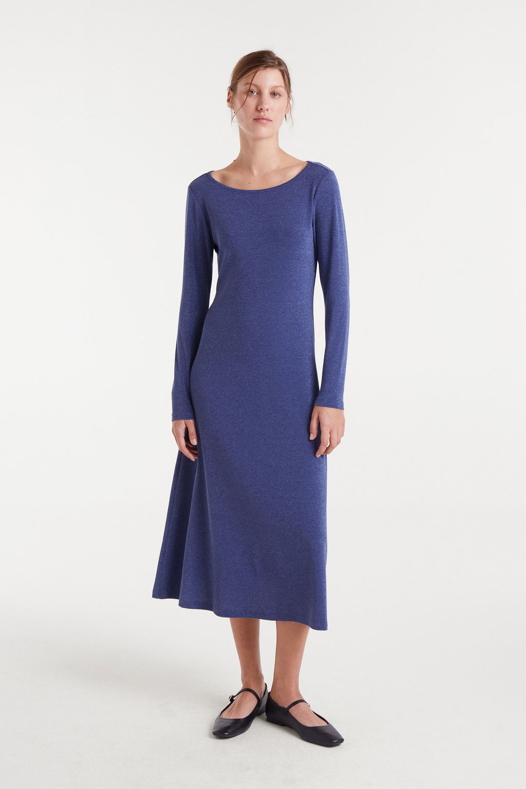 Midnight Blue Midi Dress