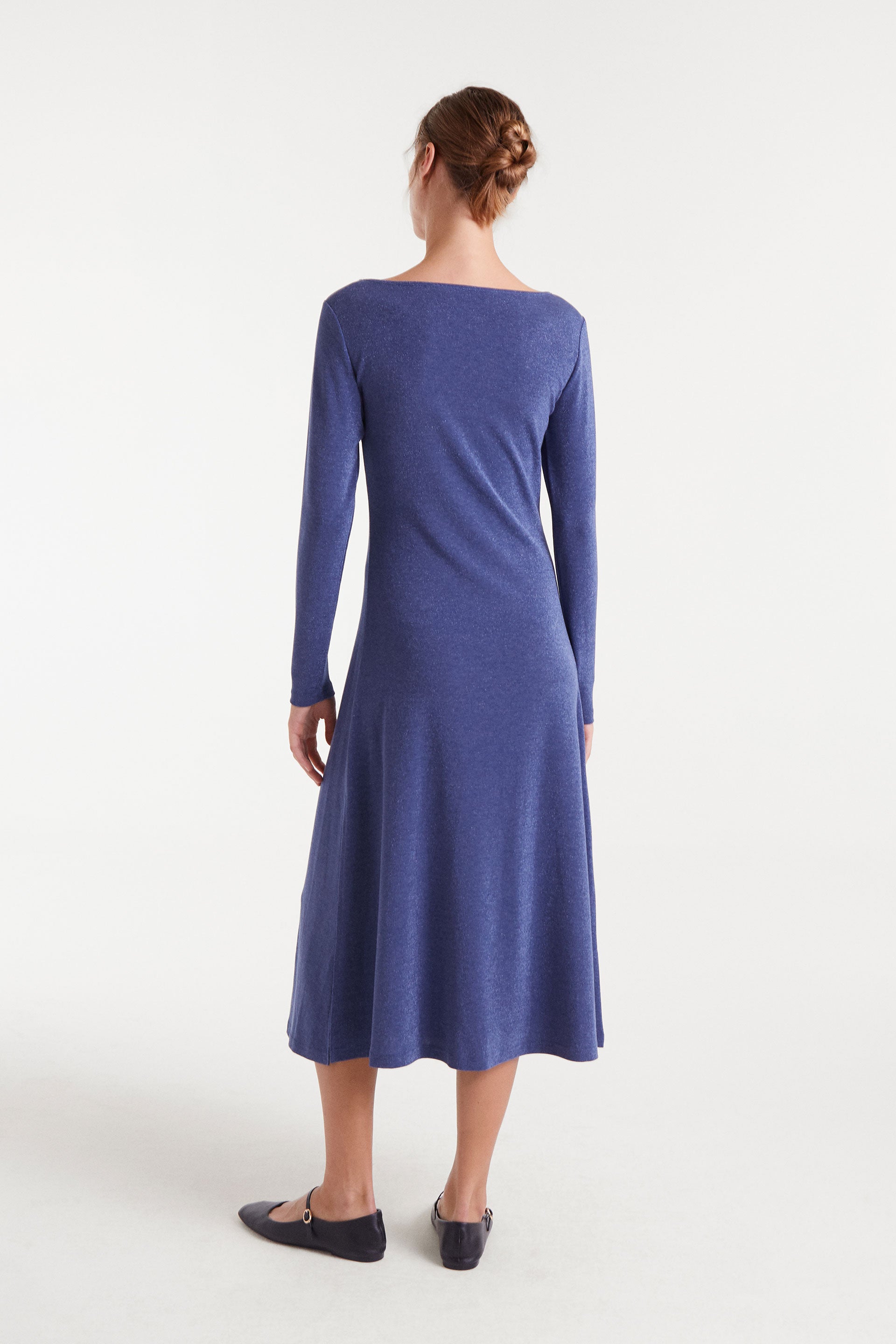 Midnight Blue Midi Dress