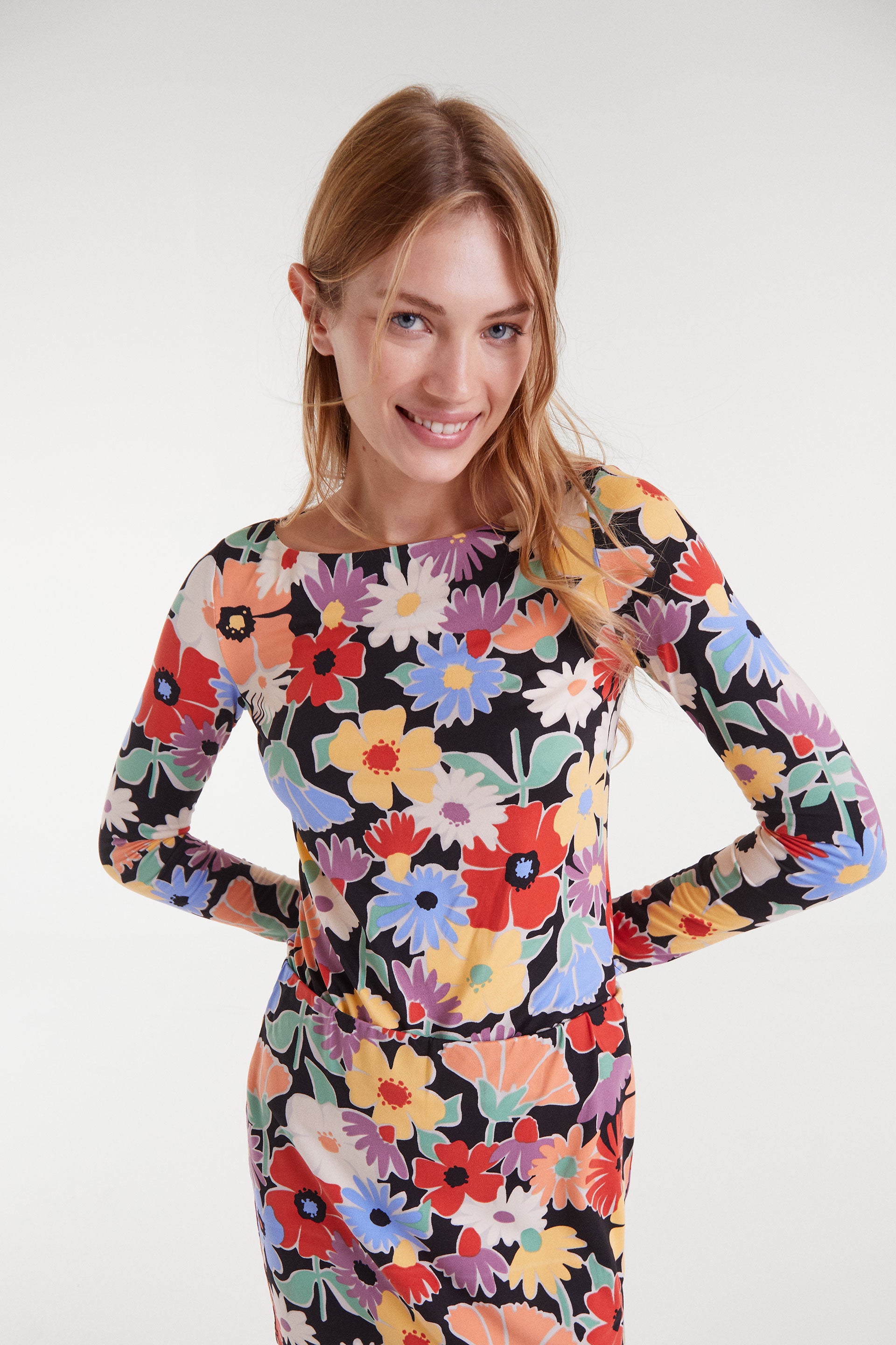 Long Sleeve Floral Top