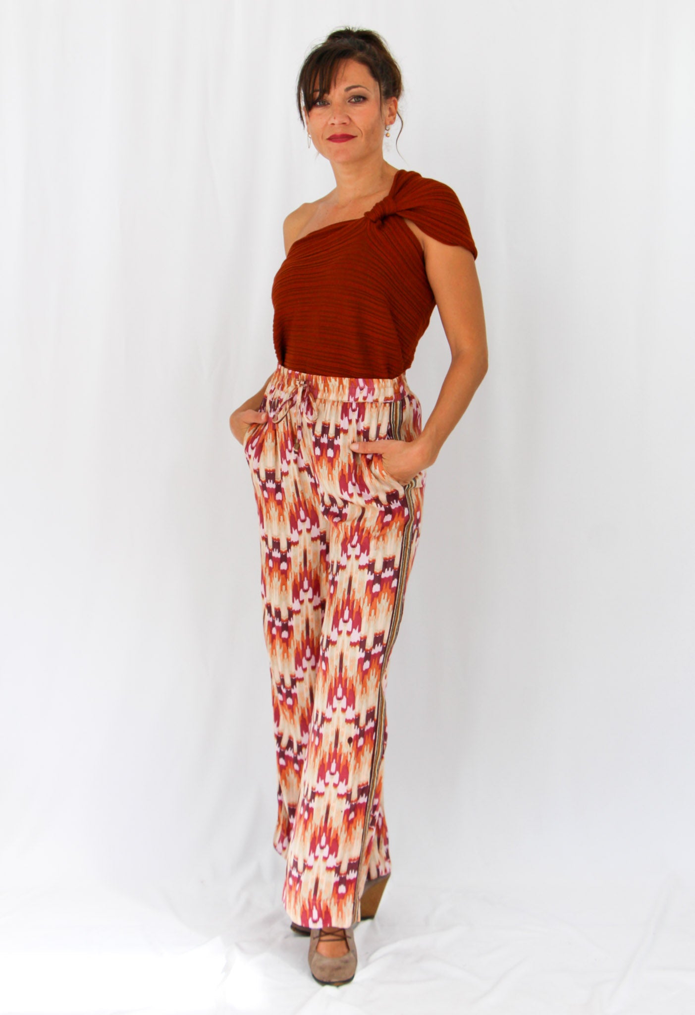 NKN Mosaic Autumn Print Pants