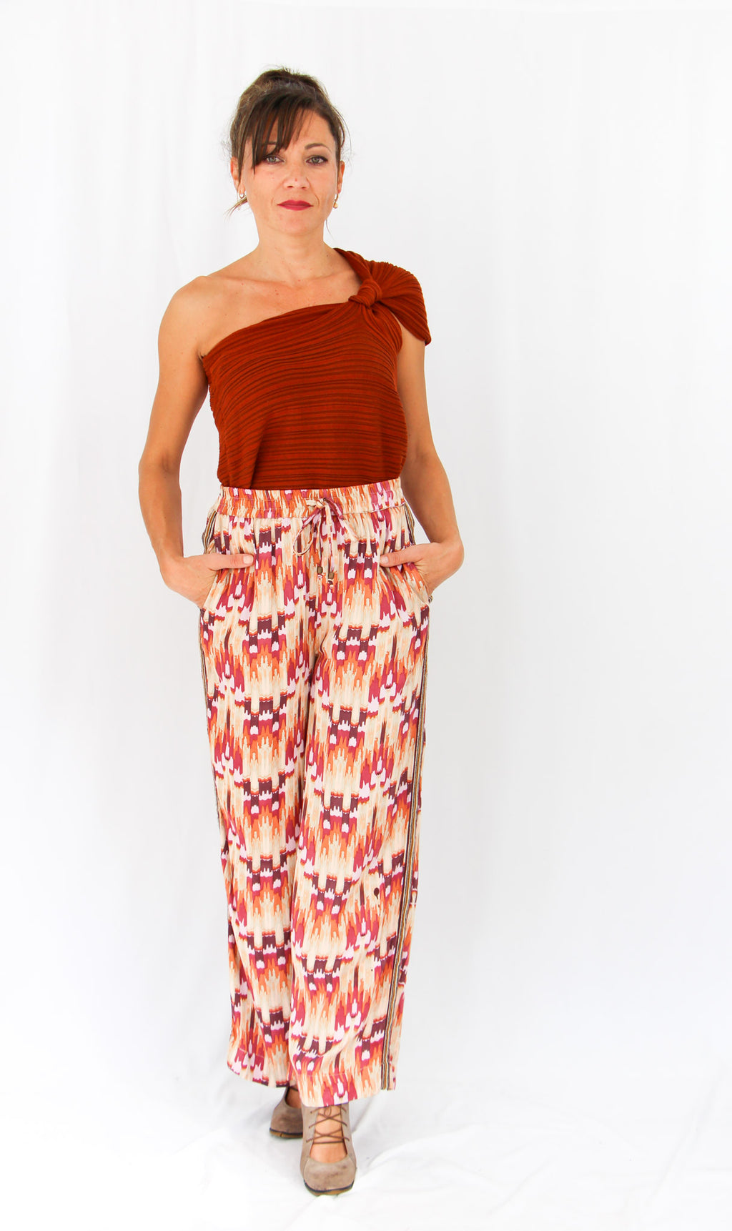 NKN Mosaic Autumn Print Pants