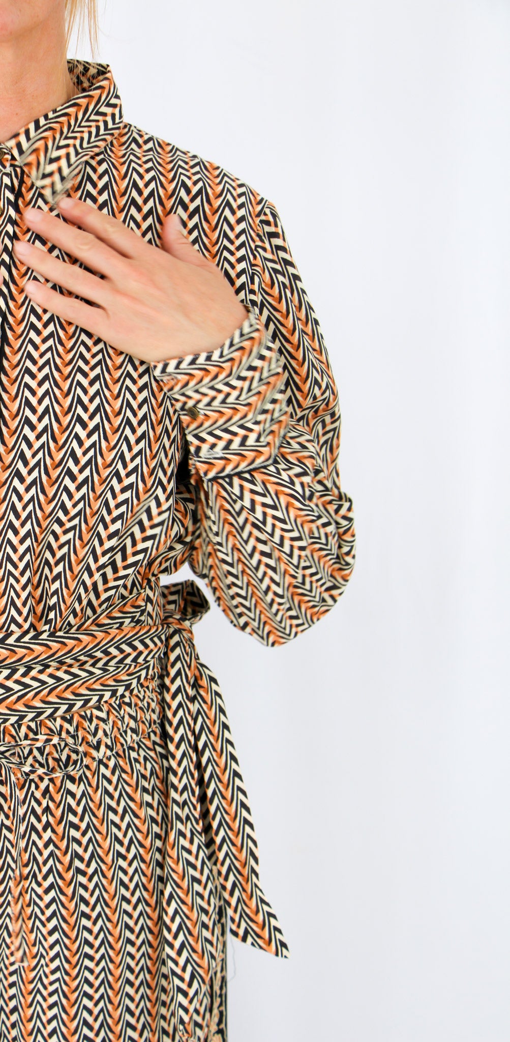 NKN Chevron Print Blouse