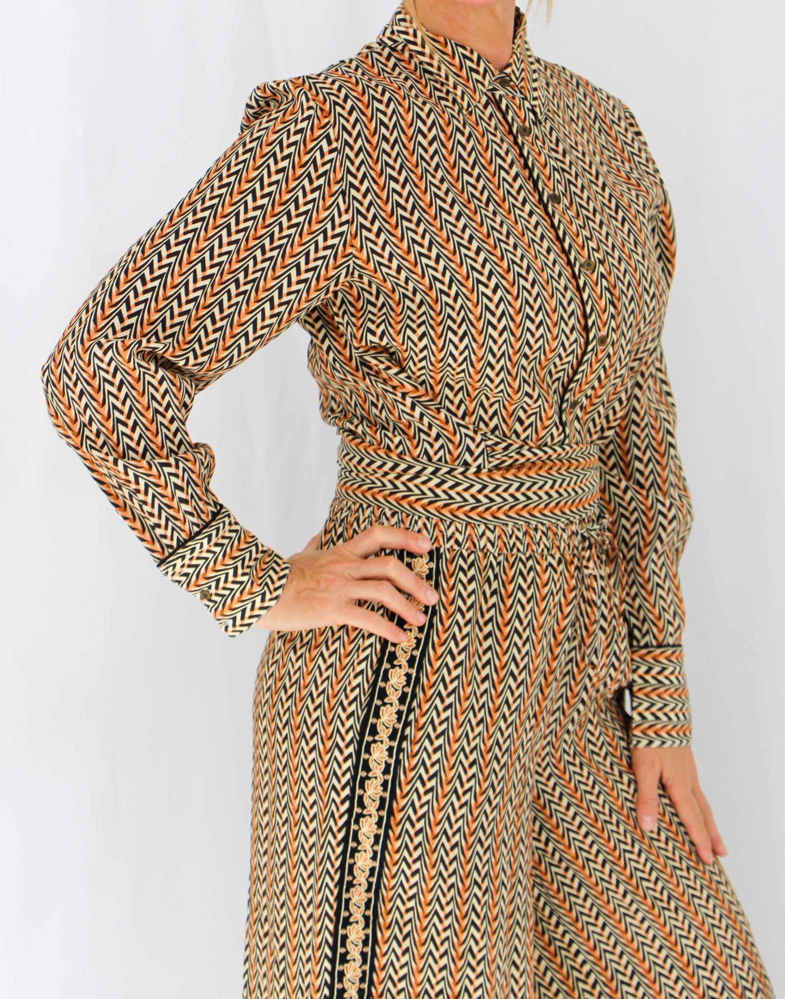 NKN Chevron Print Blouse