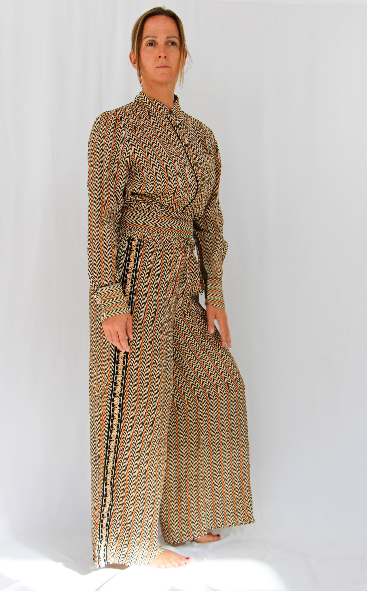 NKN Chevron Print Blouse