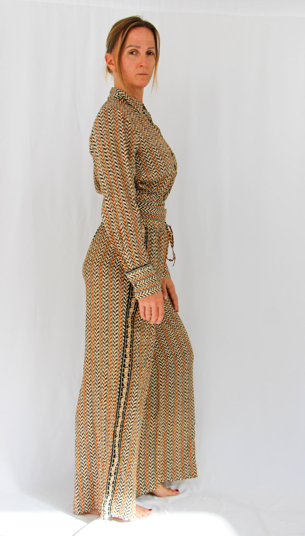 NKN Chevron Print Trousers