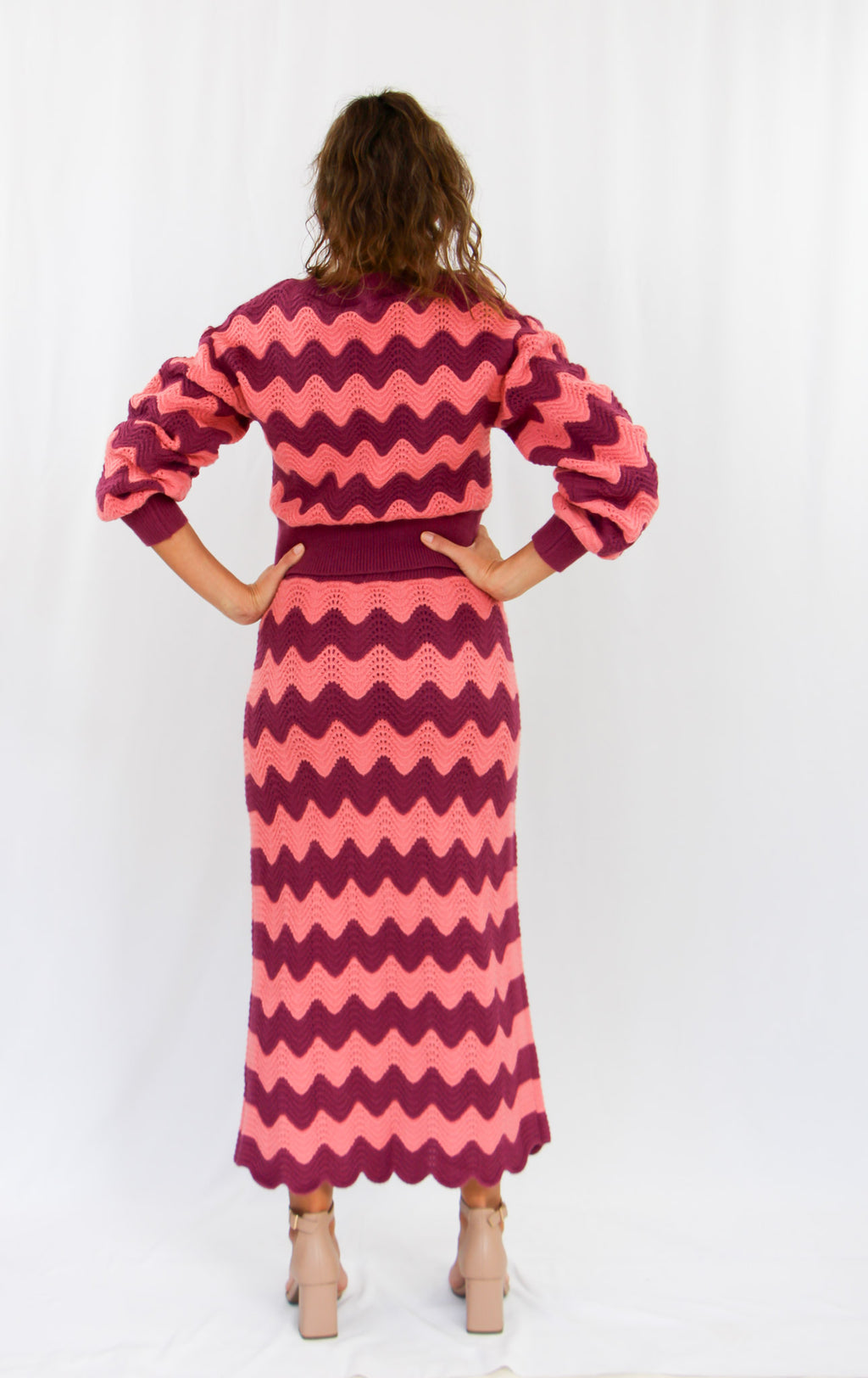 Pink & Plum Knitted Sweater